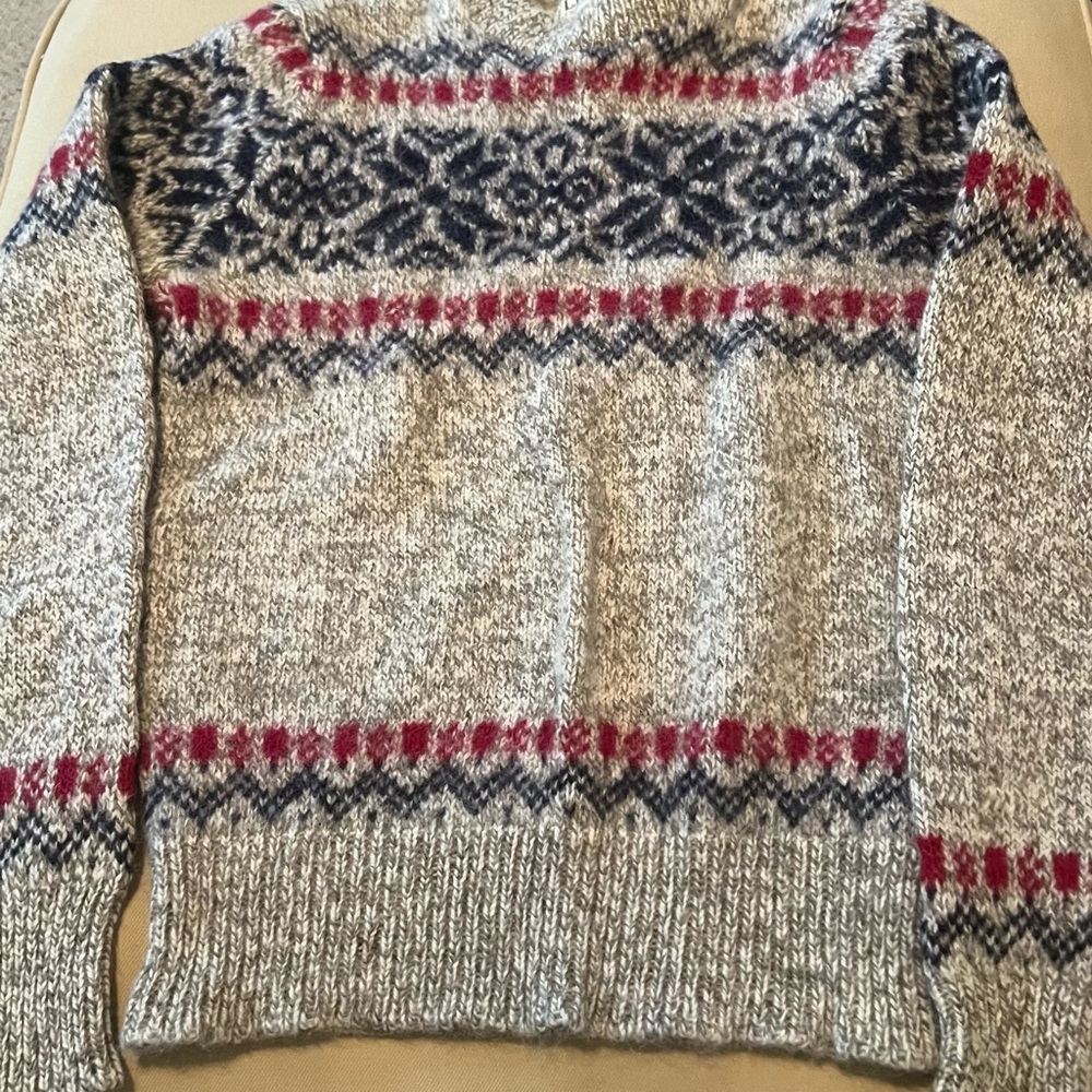 Vintage L.L.Bean Norwegian wool sweater.